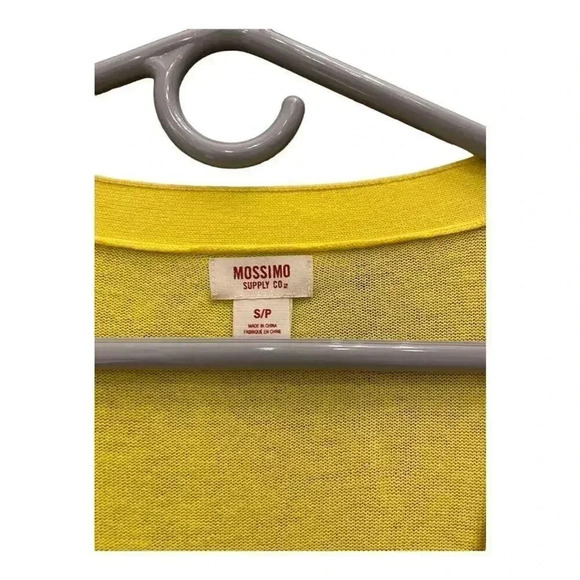 Mossimo Women’s Small Yellow Button Front Cardigan - Picture 2 of 3